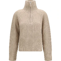 Beige Cashmere Sweater