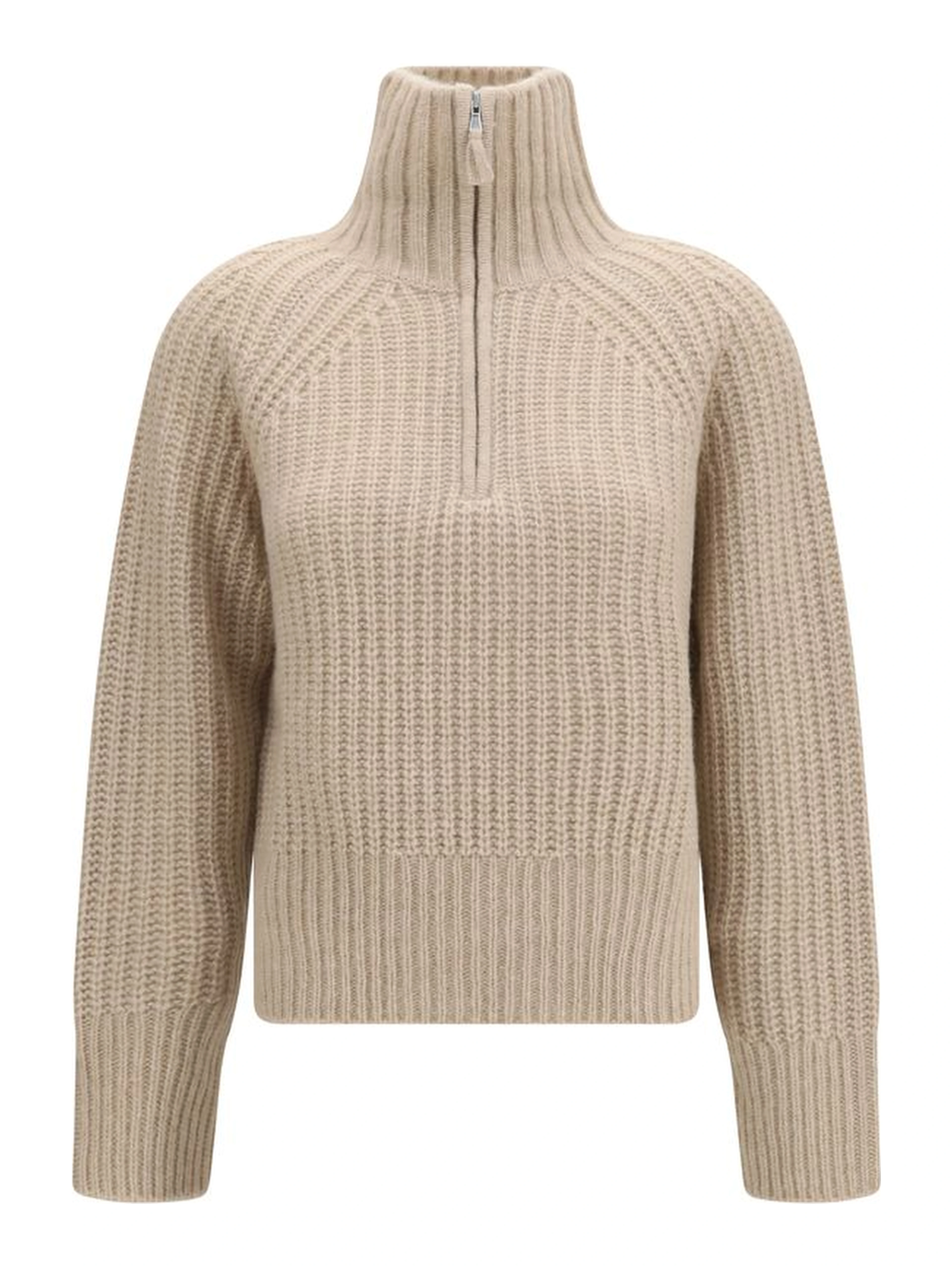 Beige Cashmere Sweater