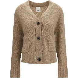 Beige Cashmere Cardigan