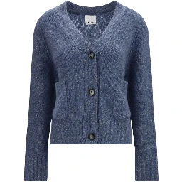 Blue Cashmere Cardigan