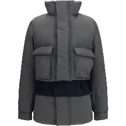 Multicolor Polyester Coat