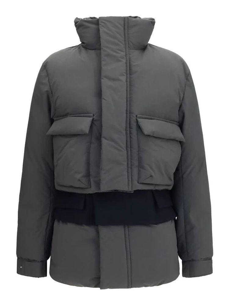 Multicolor Polyester Coat