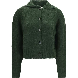 Bicolor Cashmere Cardigan