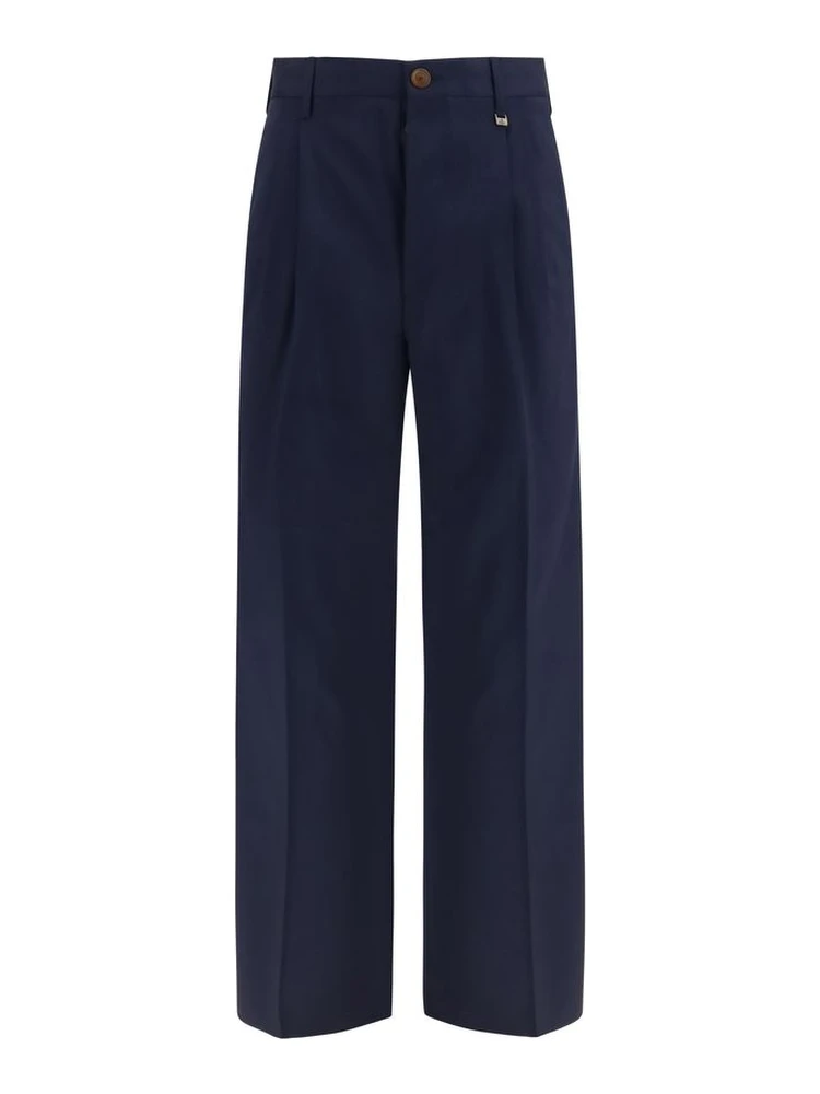 Blue Wool Oves Aries Dress Pants
