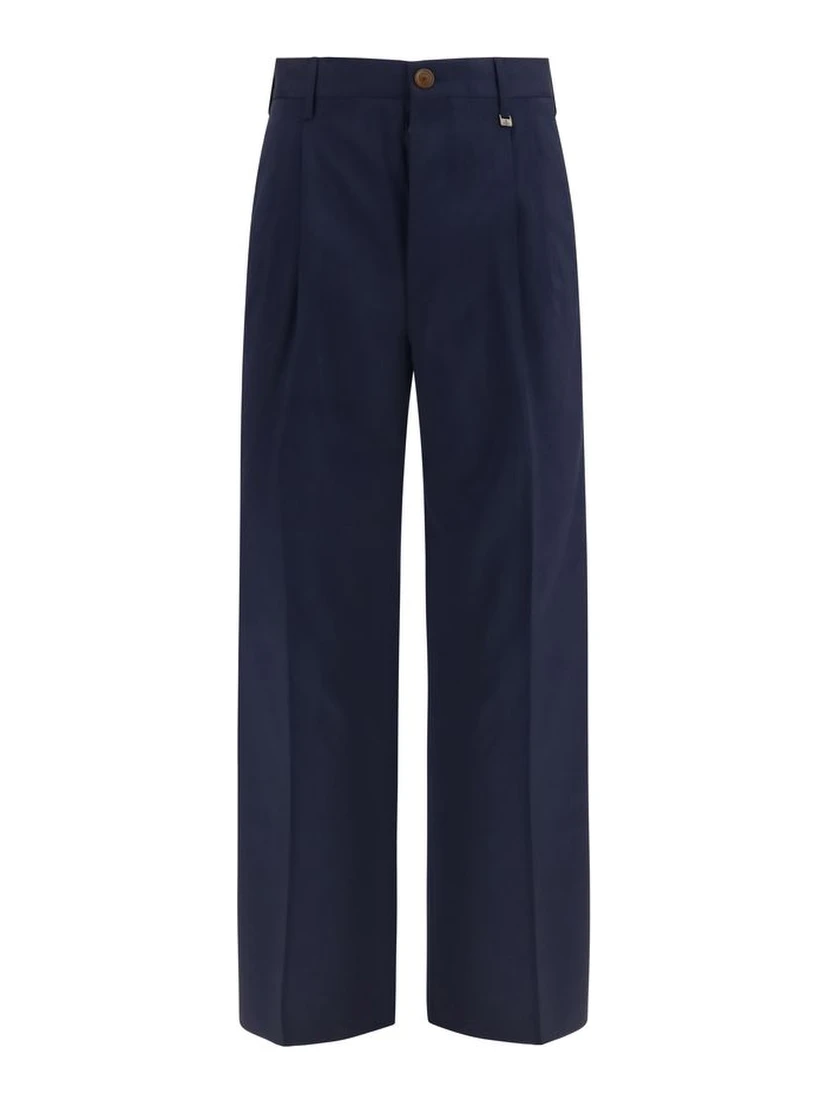 Blue Wool Oves Aries Dress Pants