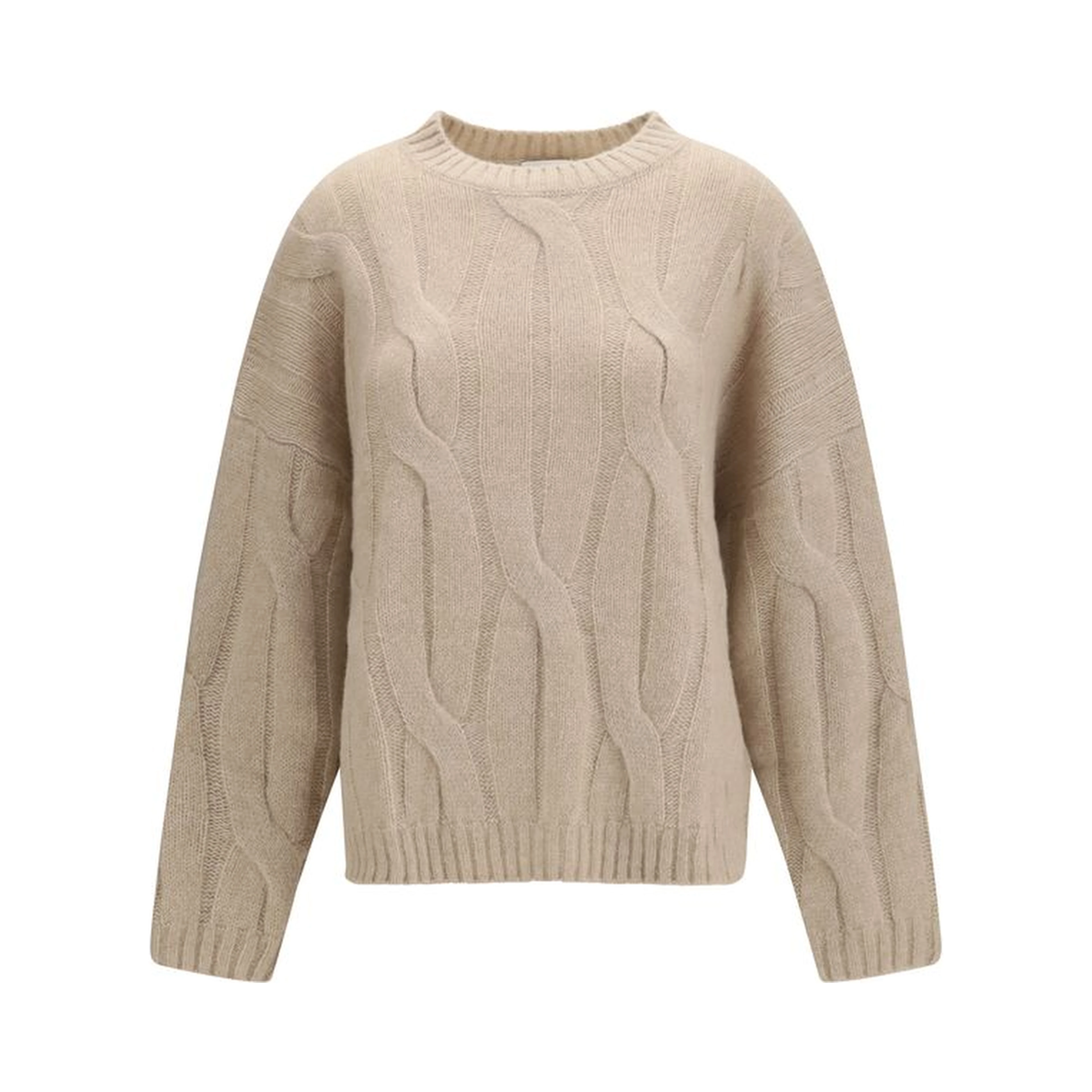 Beige Cashmere Sweater