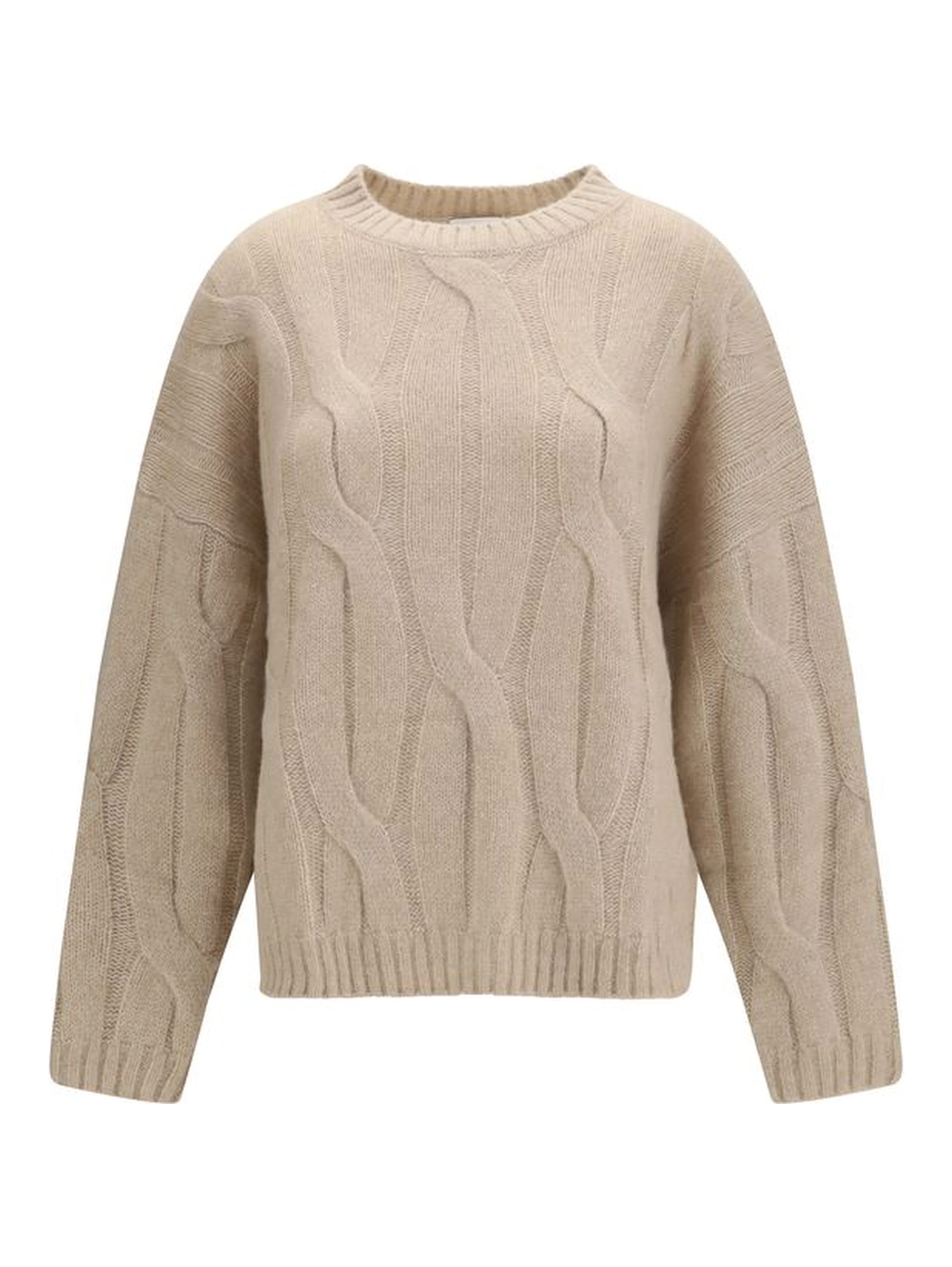 Beige Cashmere Sweater