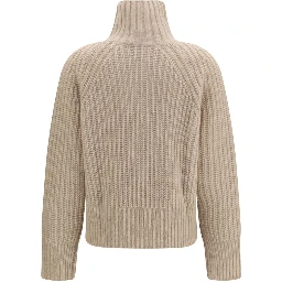 Beige Cashmere Sweater