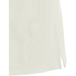 White Cotton Polo Shirt