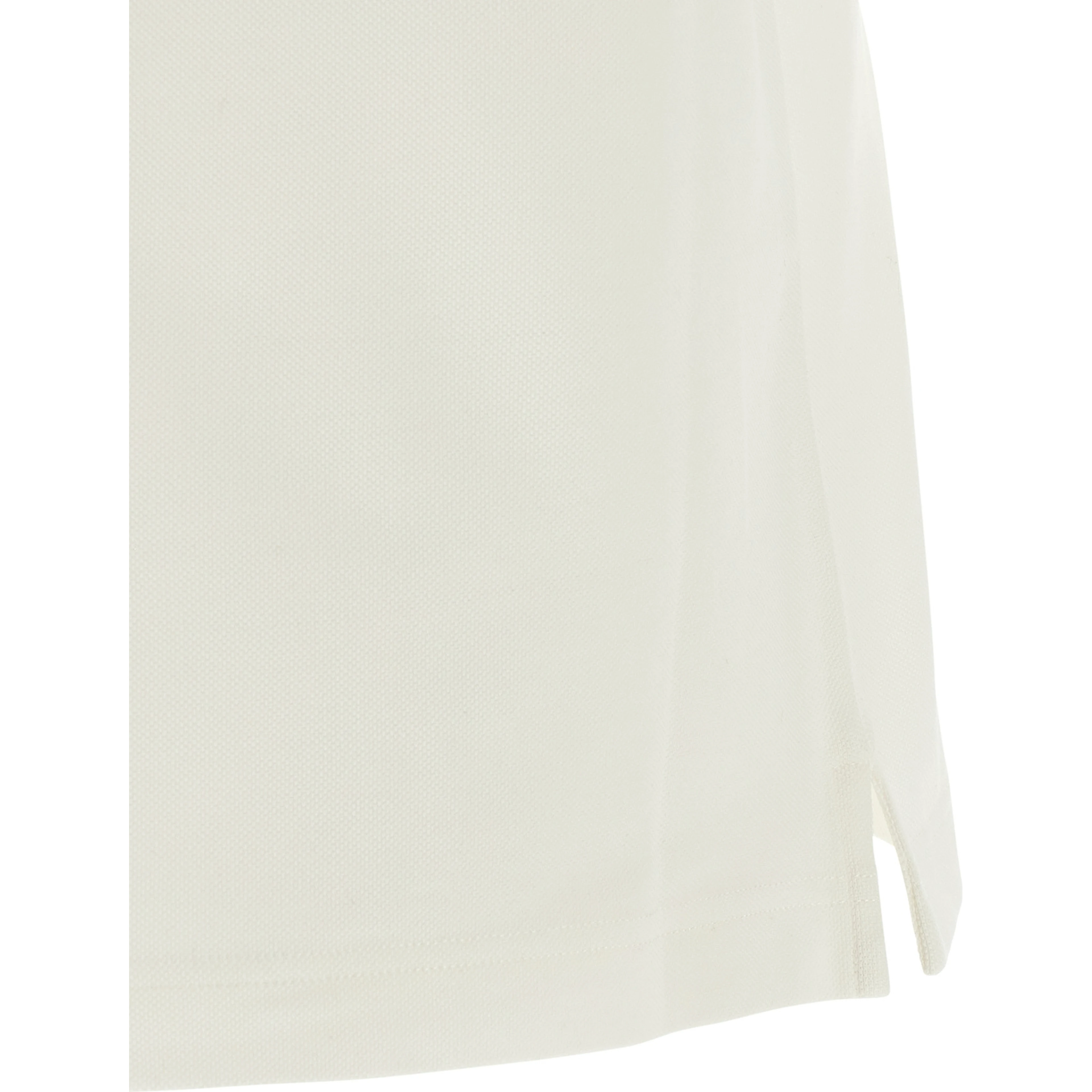 White Cotton Polo Shirt