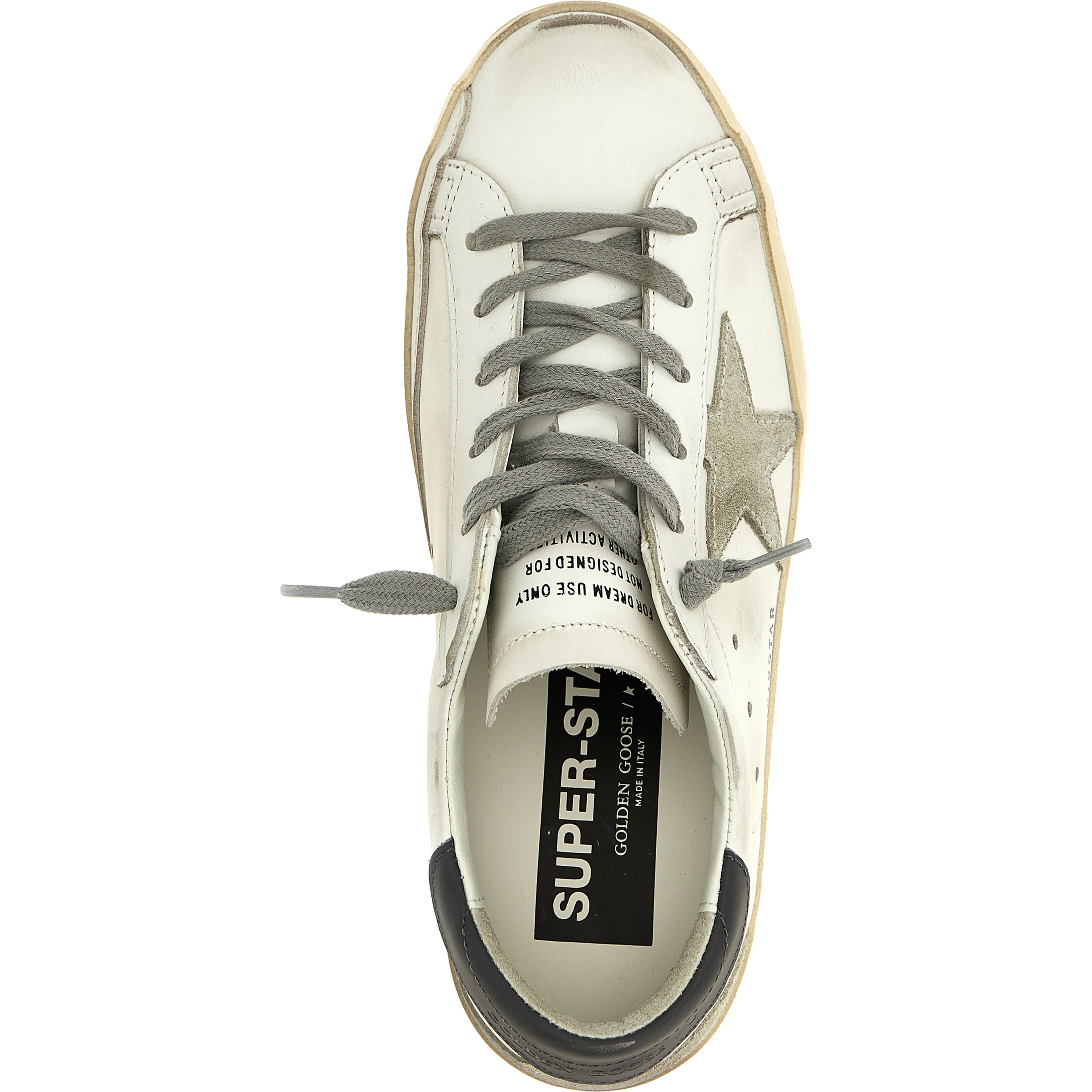 Gray Cowhide Low Top Sneakers