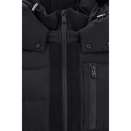 Black Goose Down Full-Length Jacket