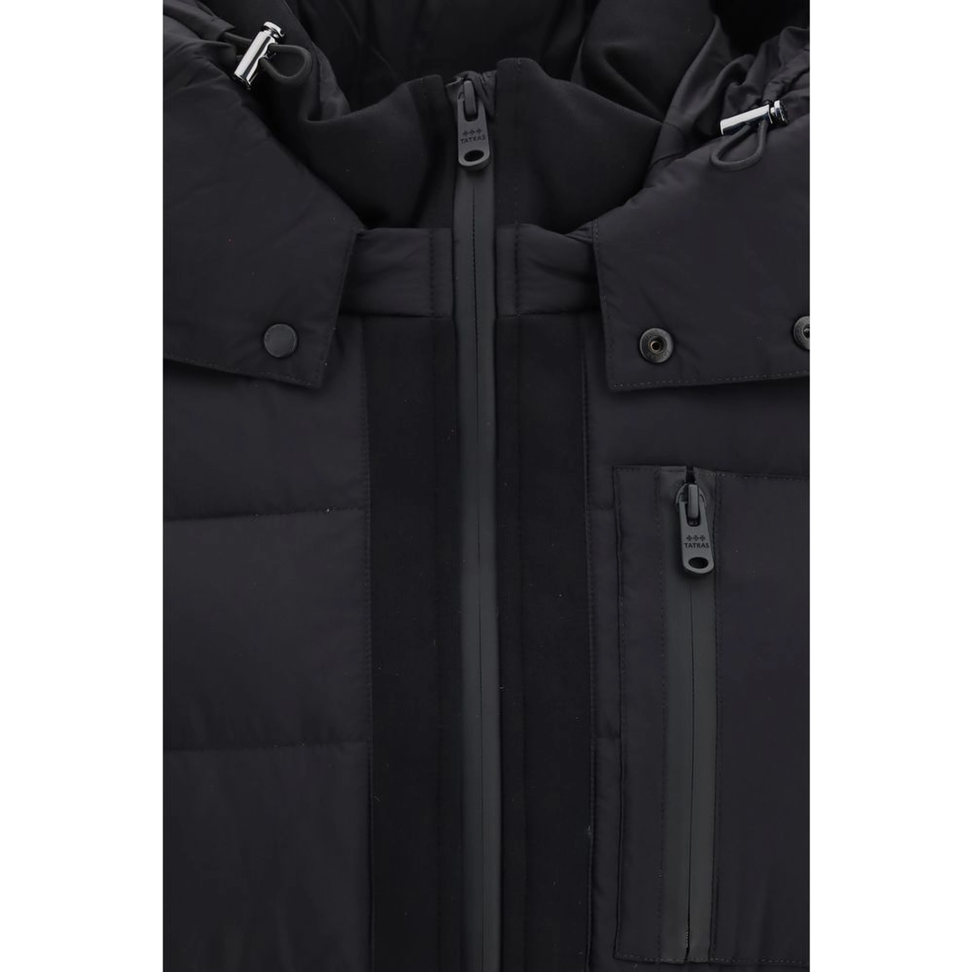 Black Goose Down Full-Length Jacket