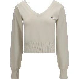 White Cotton Sweatshirt