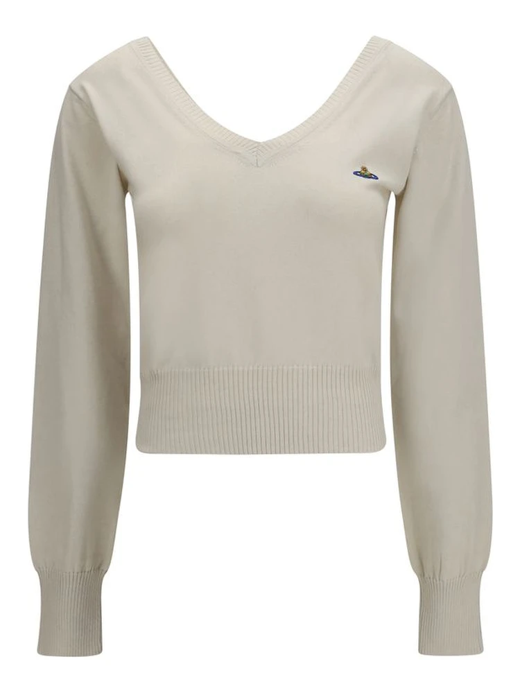 White Cotton Sweatshirt