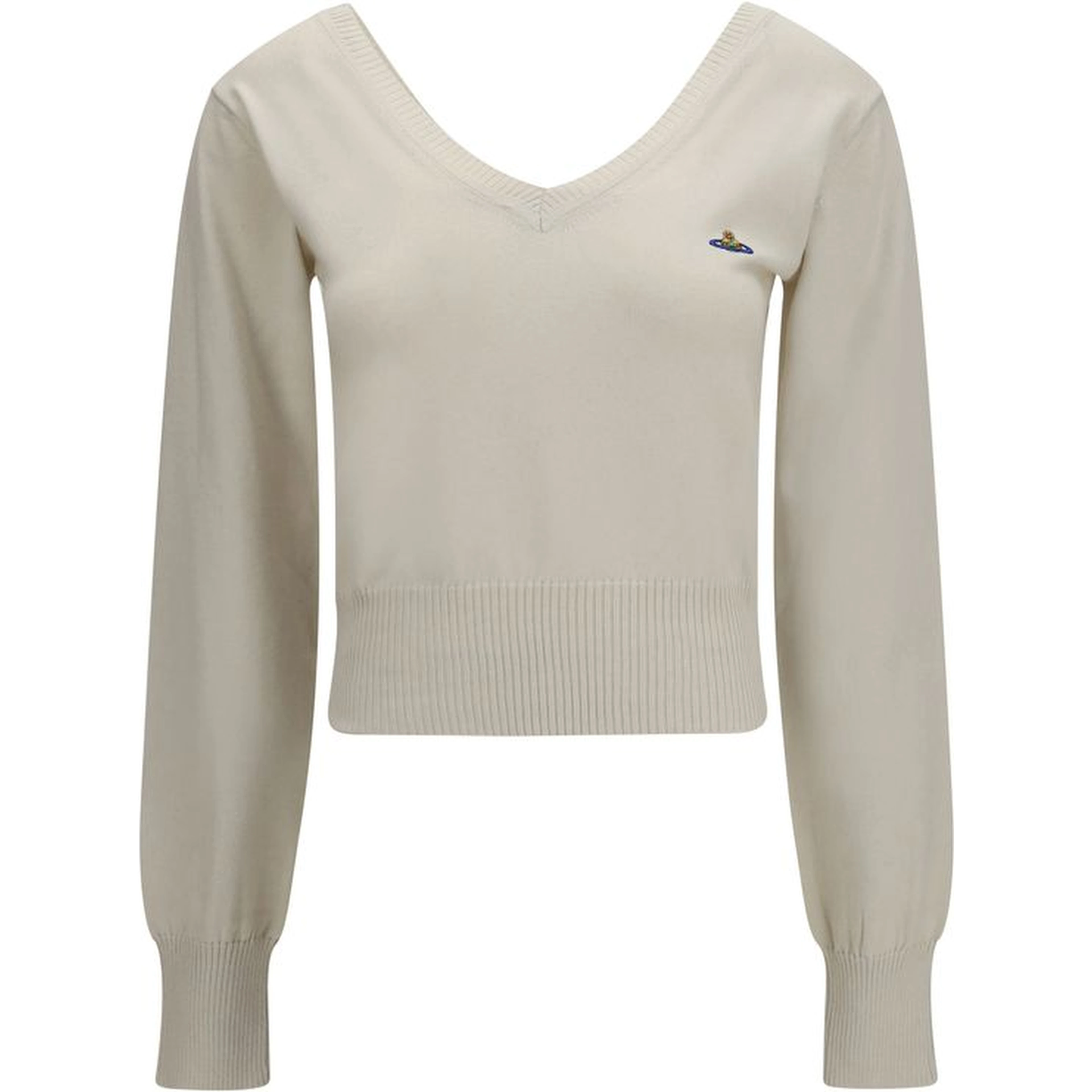 White Cotton Sweatshirt