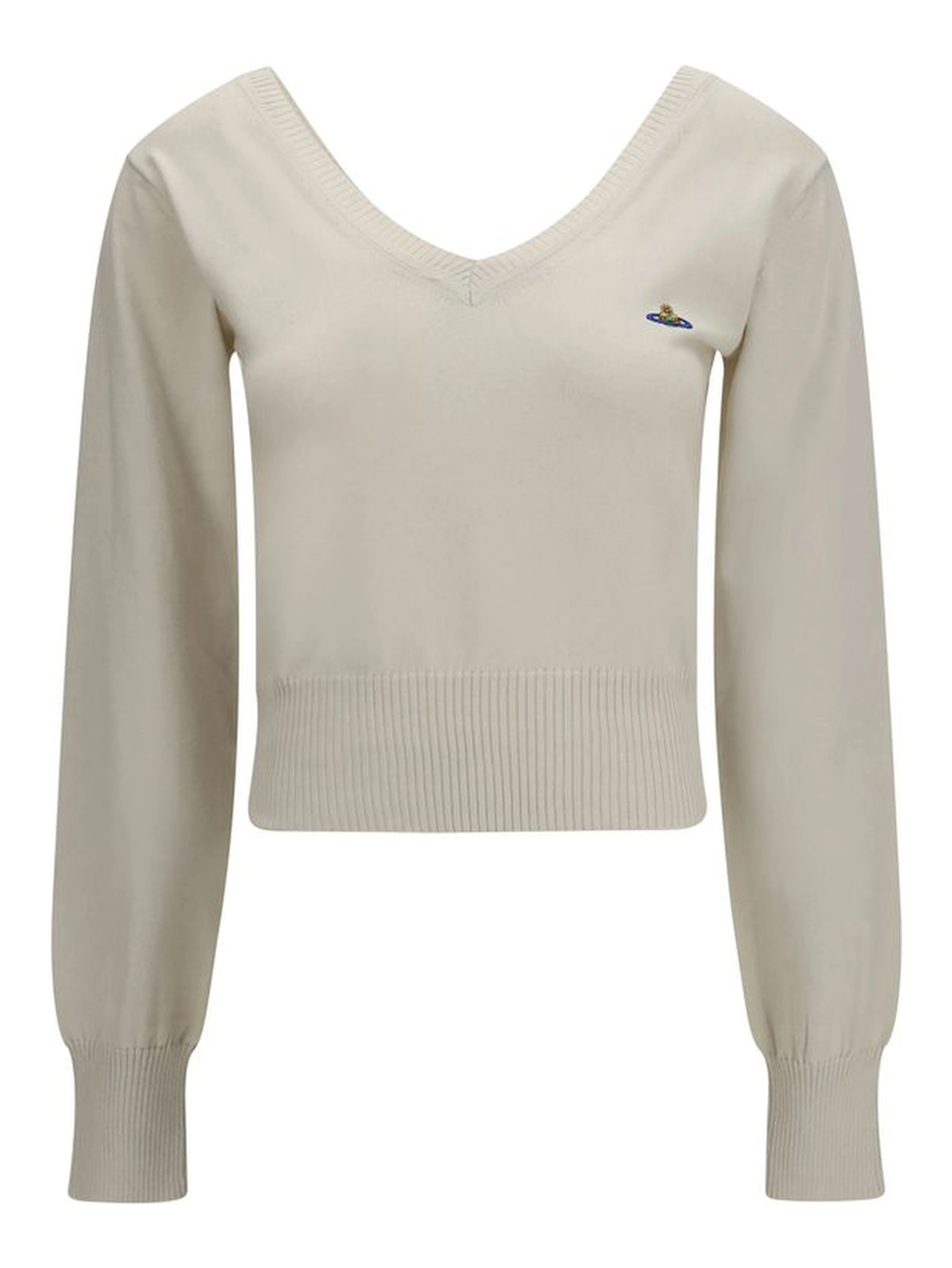 White Cotton Sweatshirt