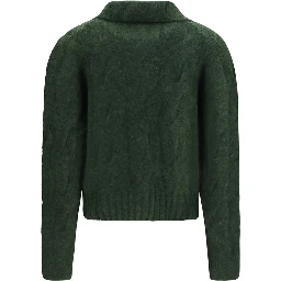 Bicolor Cashmere Cardigan