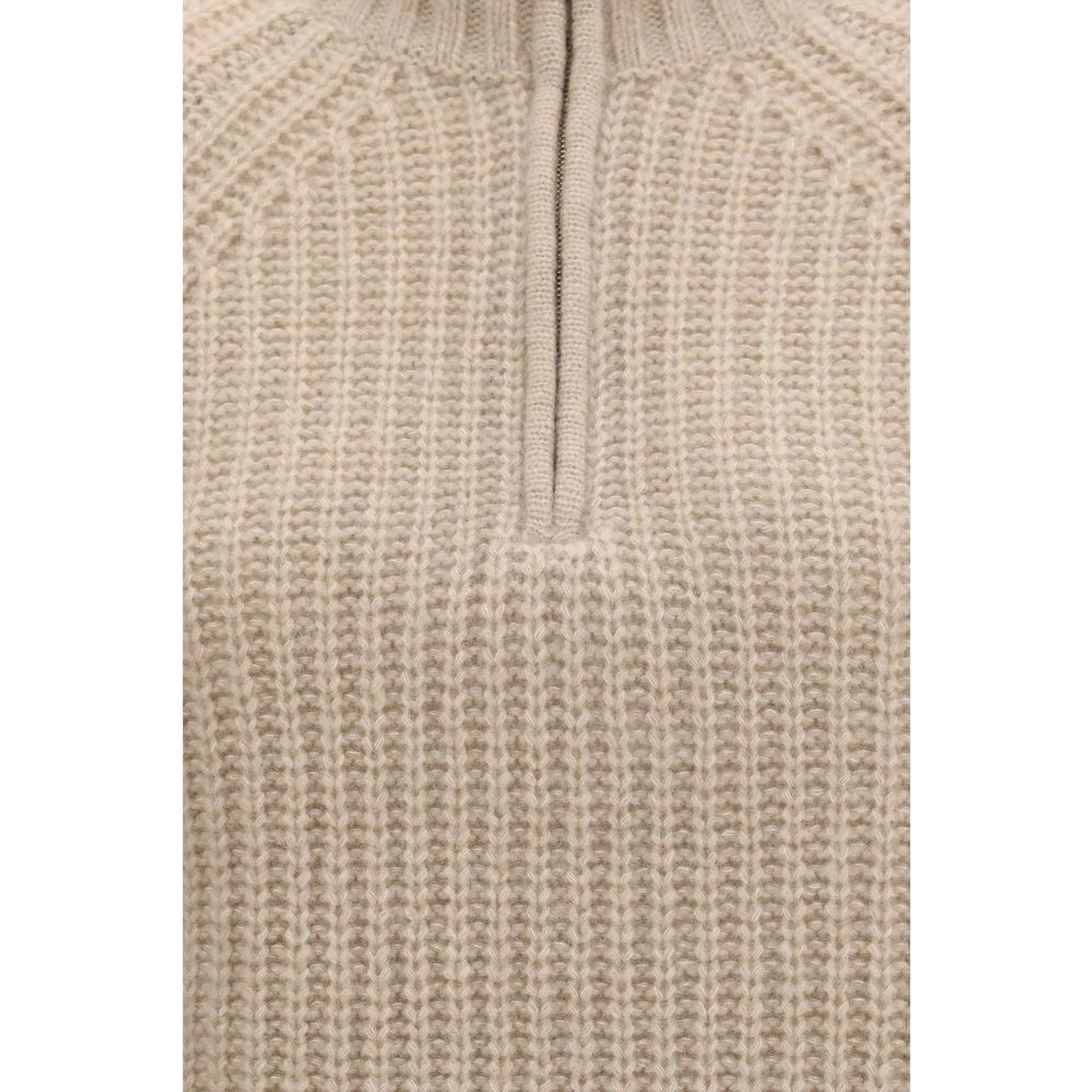 Beige Cashmere Sweater