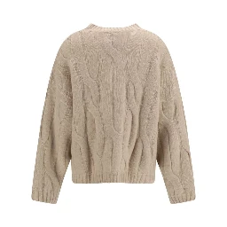 Beige Cashmere Sweater