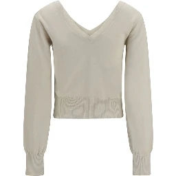 White Cotton Sweatshirt