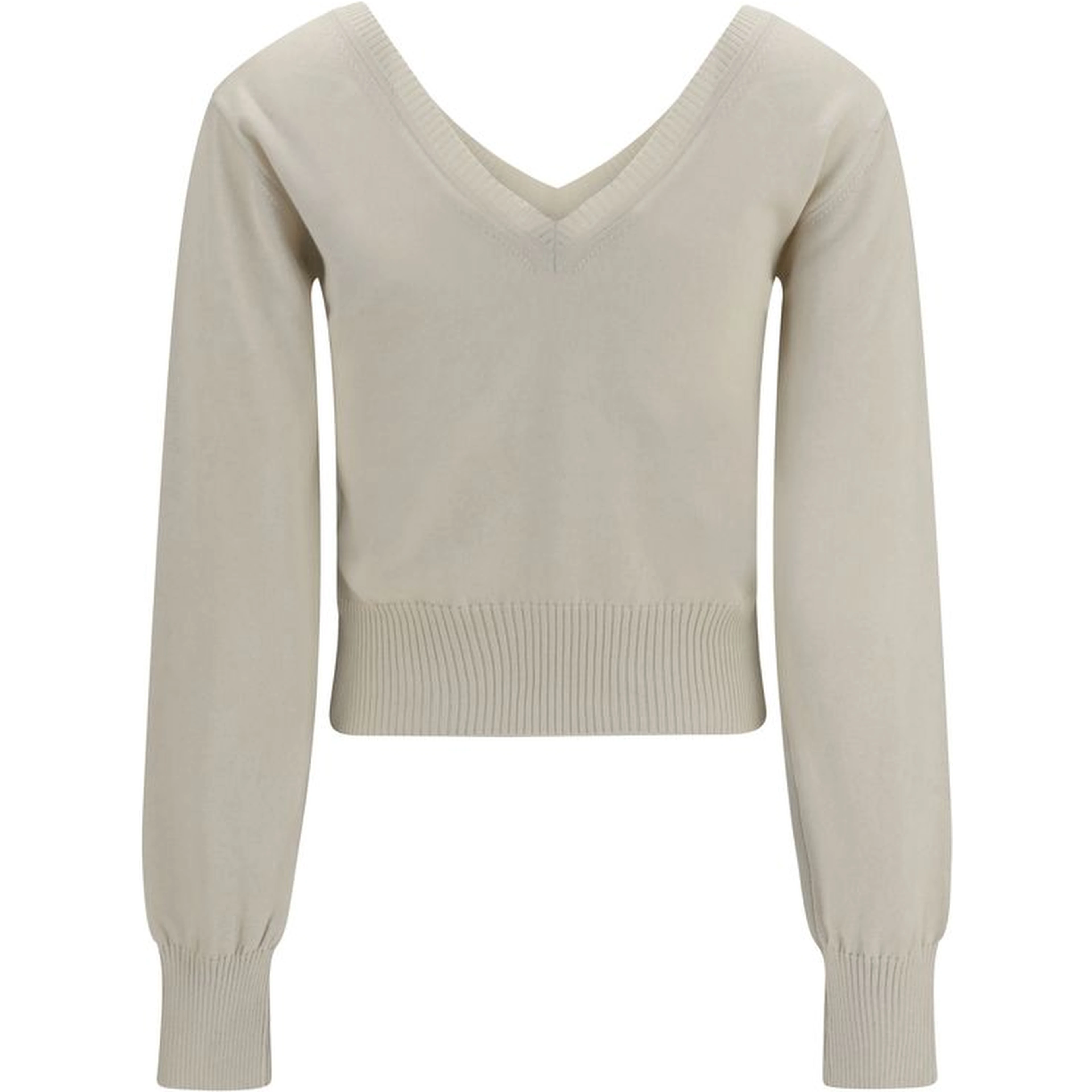 White Cotton Sweatshirt