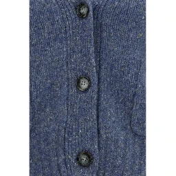 Blue Cashmere Cardigan