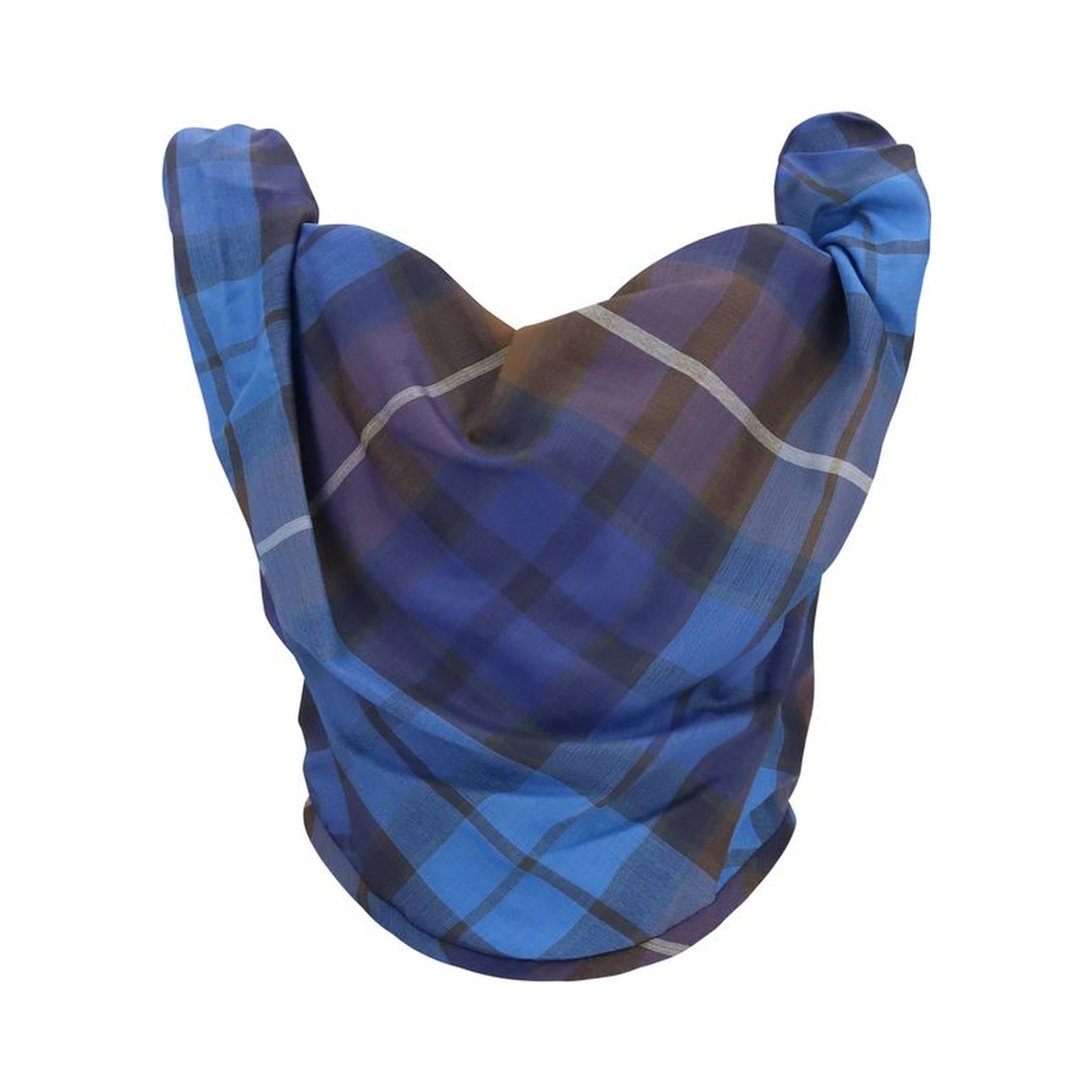 Blue Polyester Corset