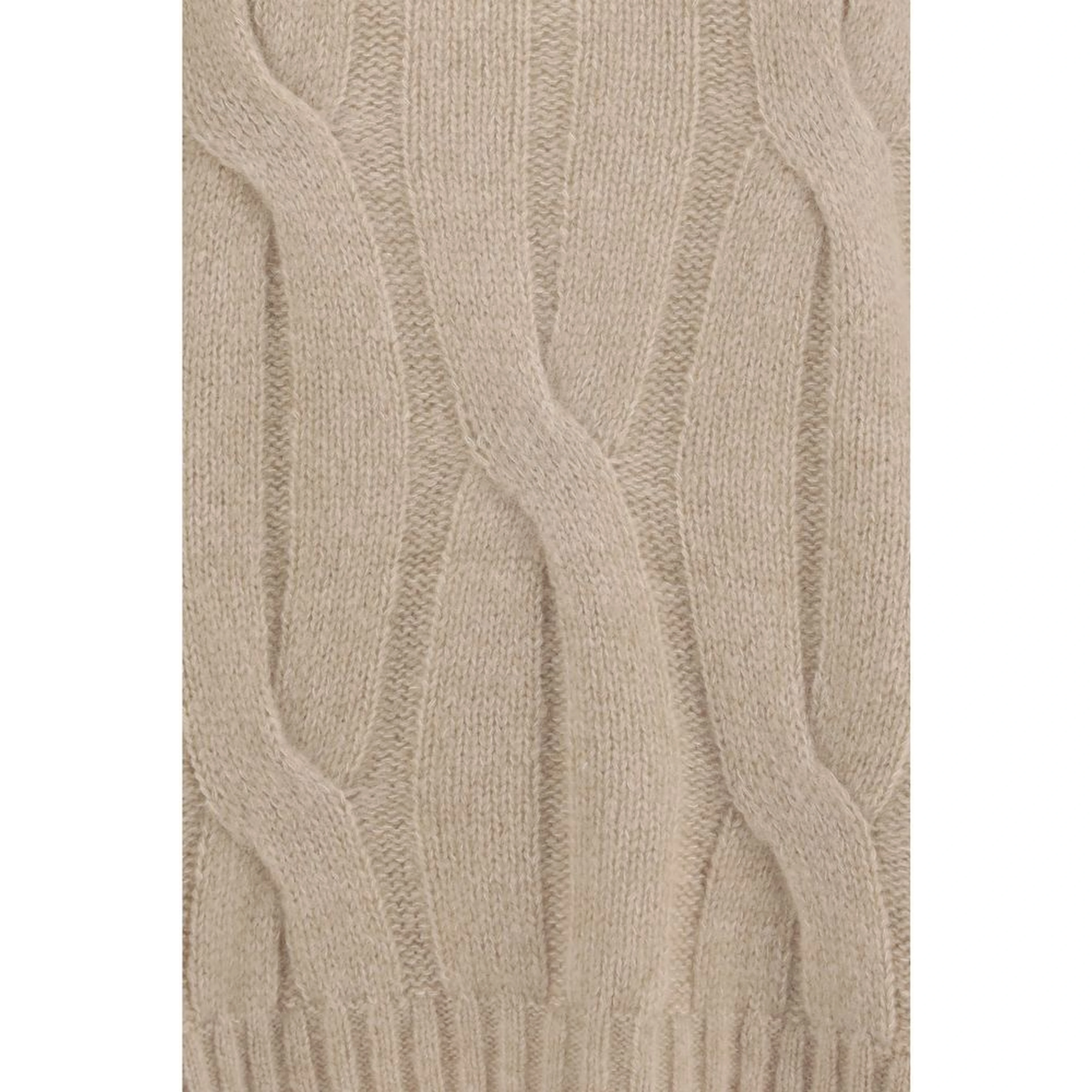 Beige Cashmere Sweater