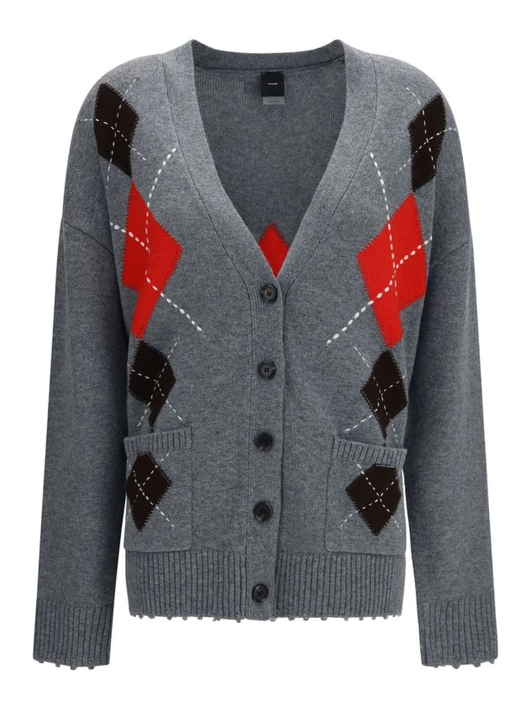 Gray Wool Oves Aries Cardigan