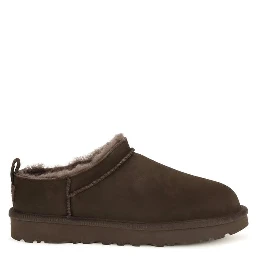 Brown Suede Leather Mules