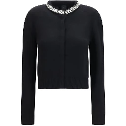 Black Wool Oves Aries Cardigan