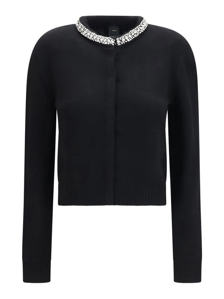 Black Wool Oves Aries Cardigan
