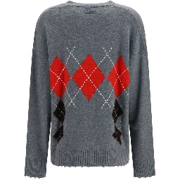 Gray Wool Oves Aries Cardigan