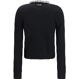 Black Wool Oves Aries Cardigan