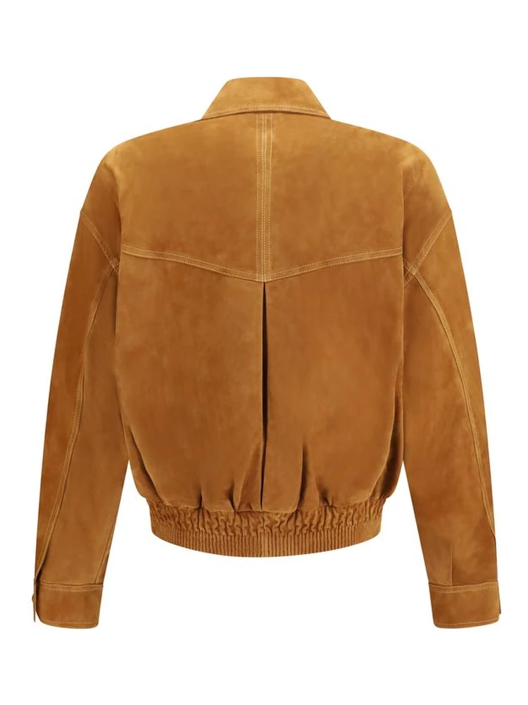 Brown Lamb Ovis Aries Aries Leather Jacket alternative