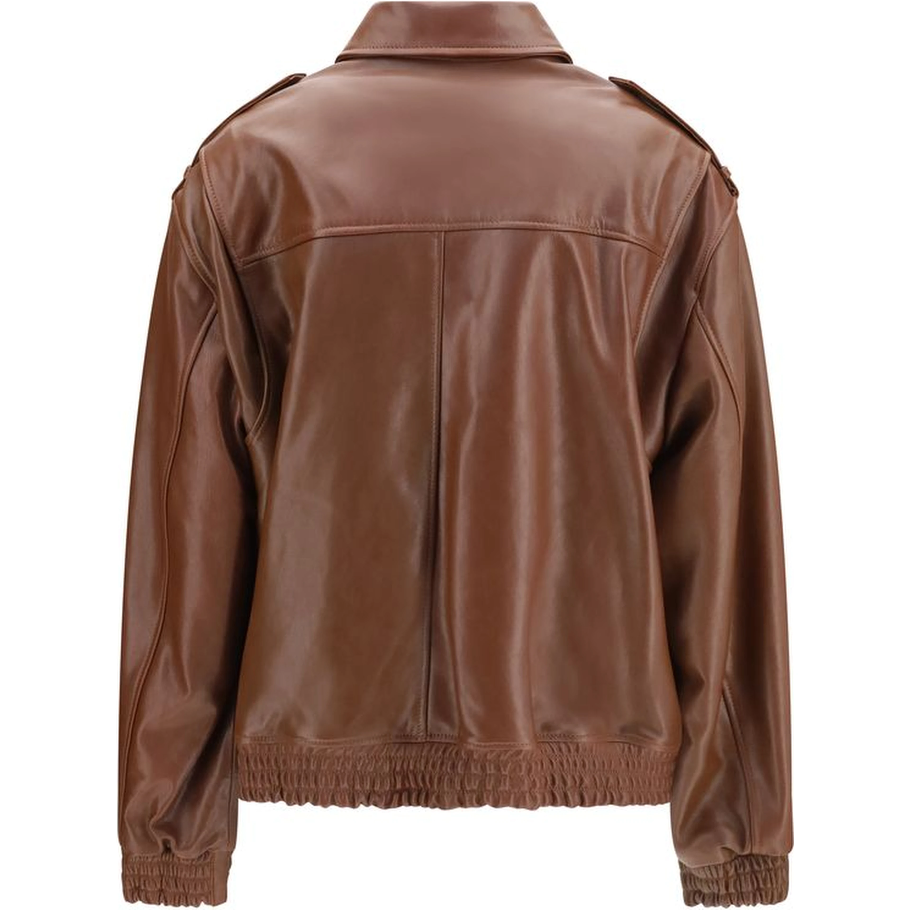 Brown Lamb Ovis Aries Aries Full-Length Jacket