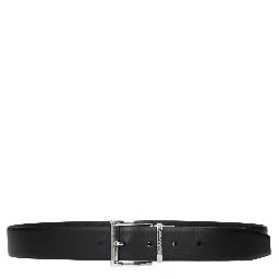Black Leather Regular Belt
