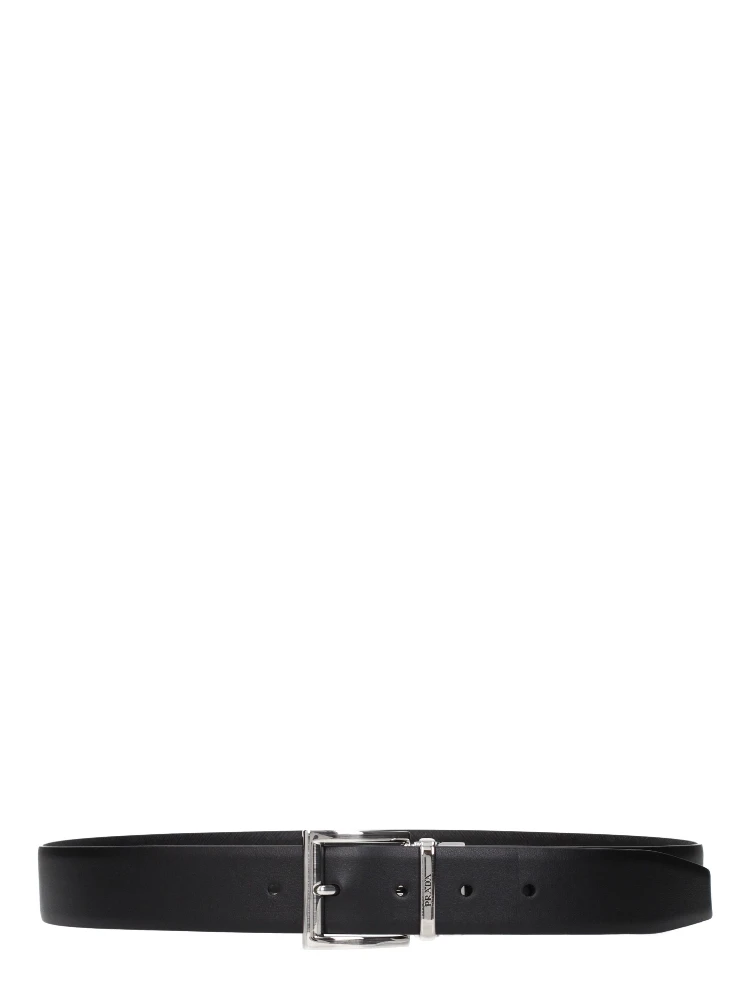 Black Leather Regular Belt