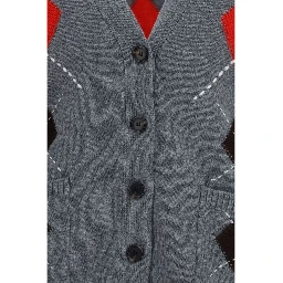 Gray Wool Oves Aries Cardigan