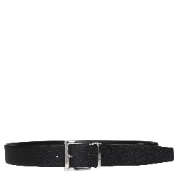 Black Leather Regular Belt