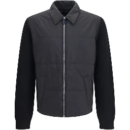 Black Wool Oves Aries Full-Length Jacket