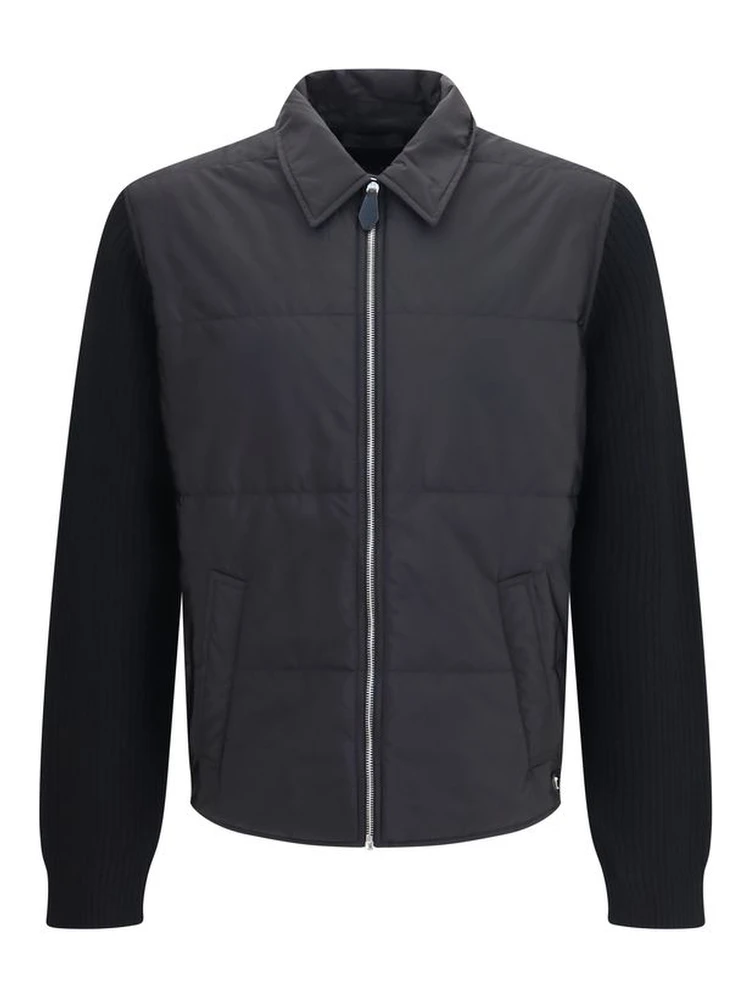Black Wool Oves Aries Full-Length Jacket