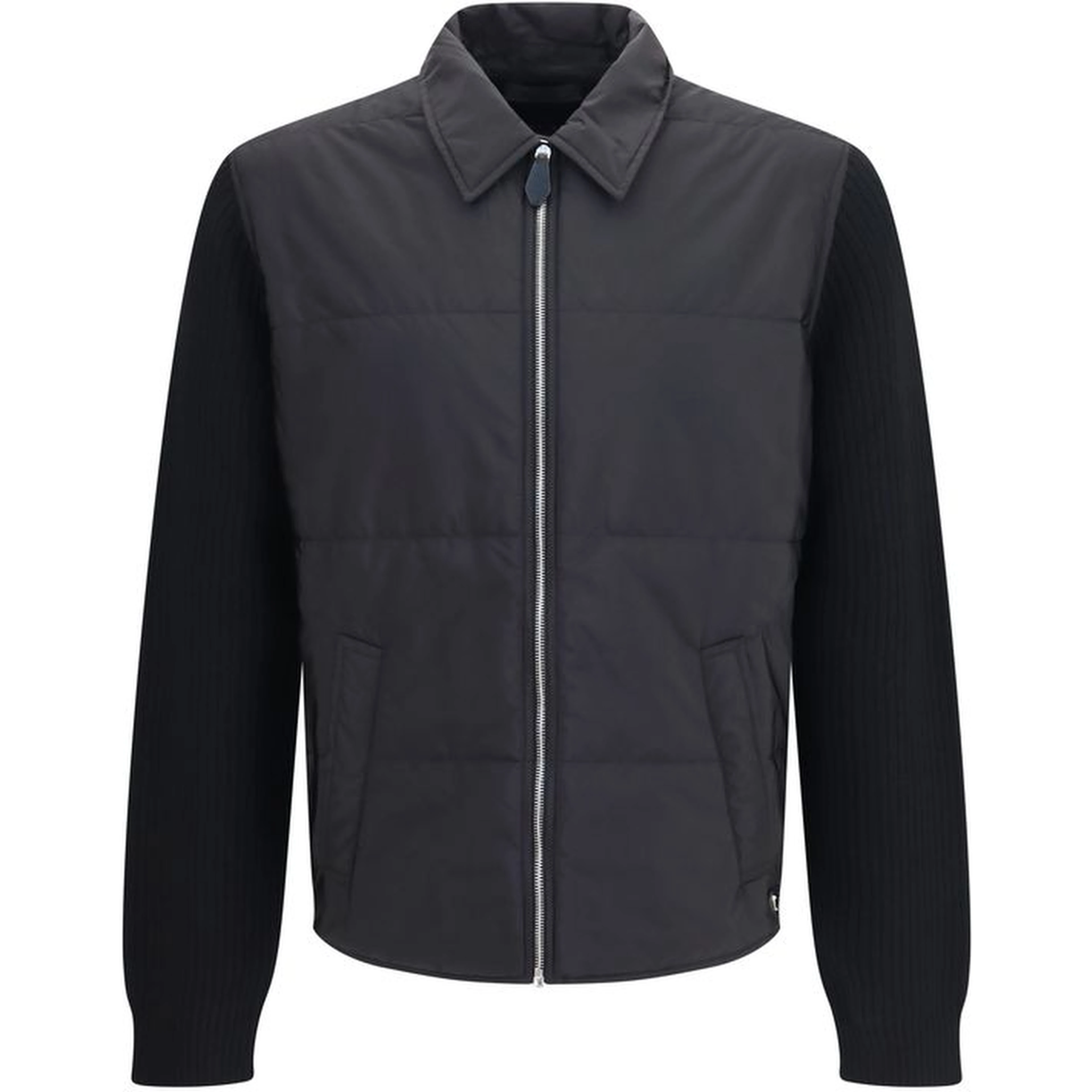 Black Wool Oves Aries Full-Length Jacket