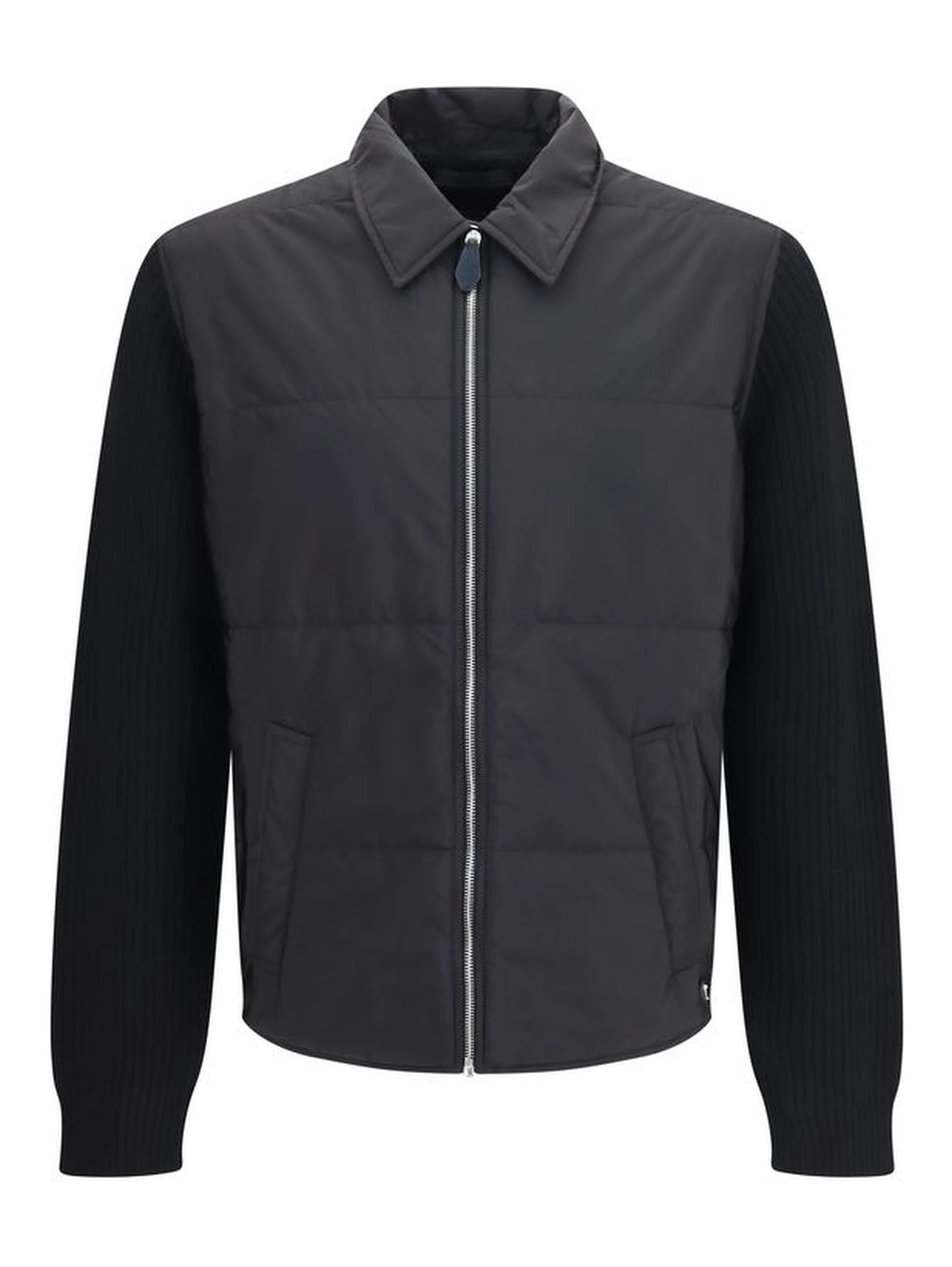 Black Wool Oves Aries Full-Length Jacket
