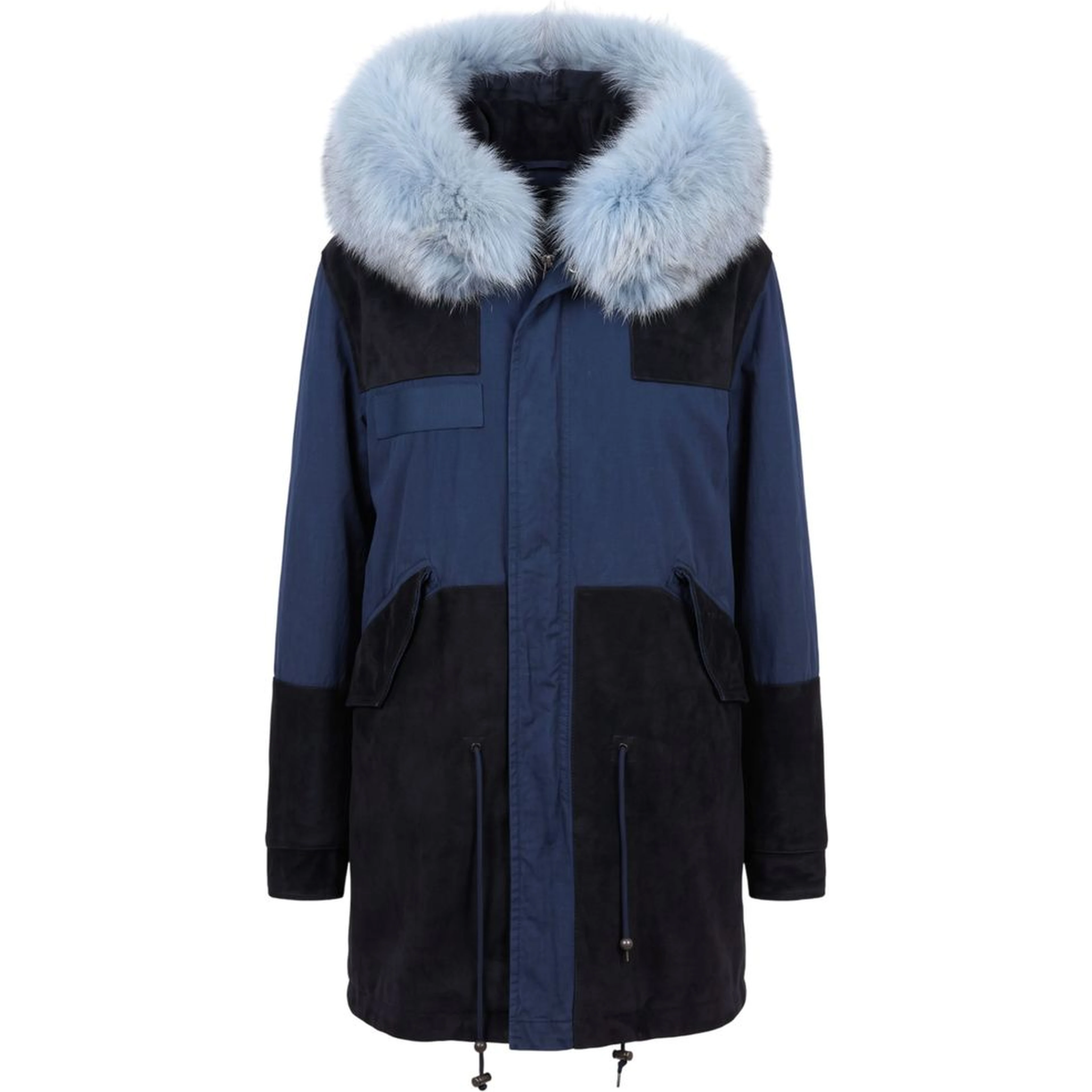 Blue Cotton Women's Jacket