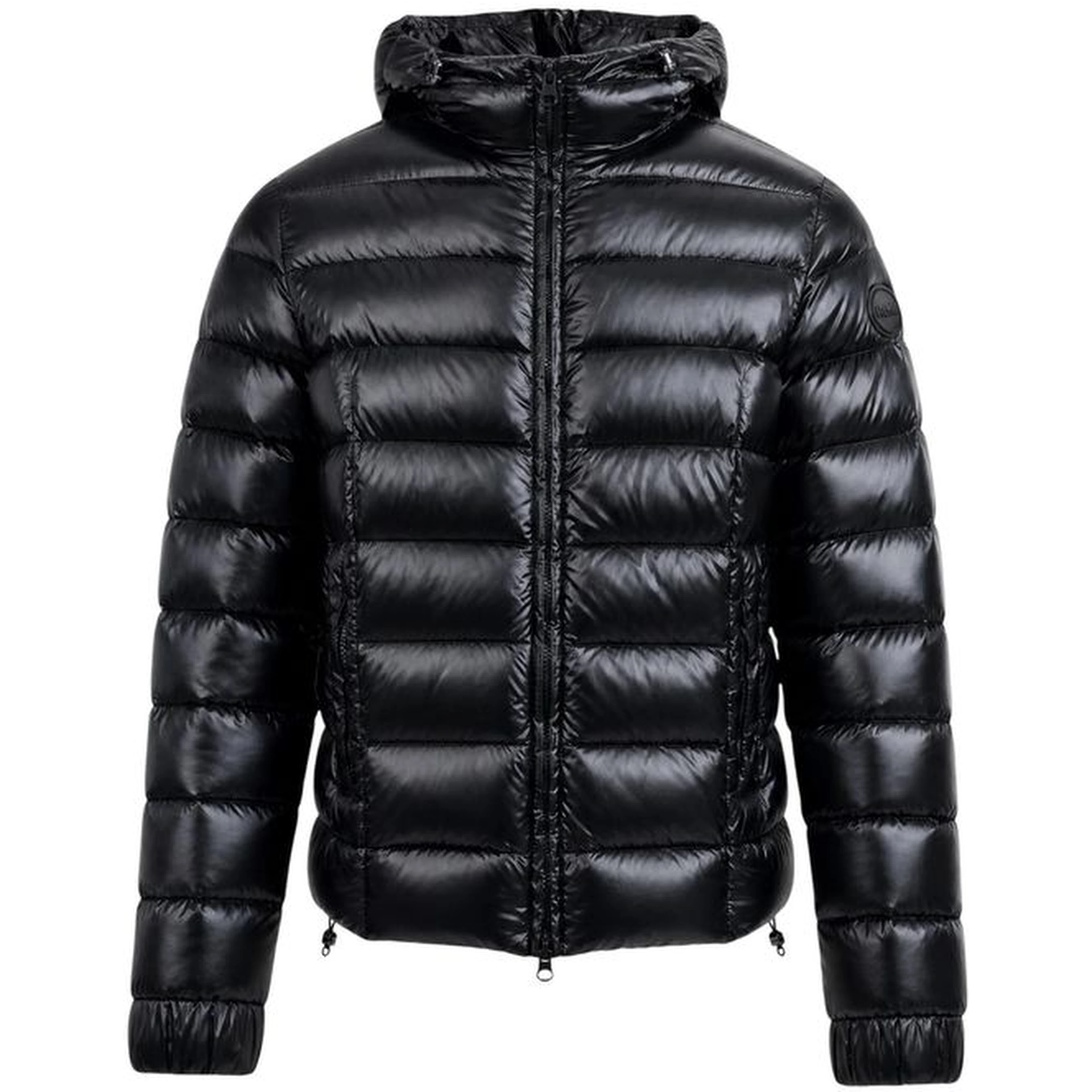 Black Polyamide Full-Length Jacket