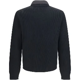 Black Wool Oves Aries Full-Length Jacket