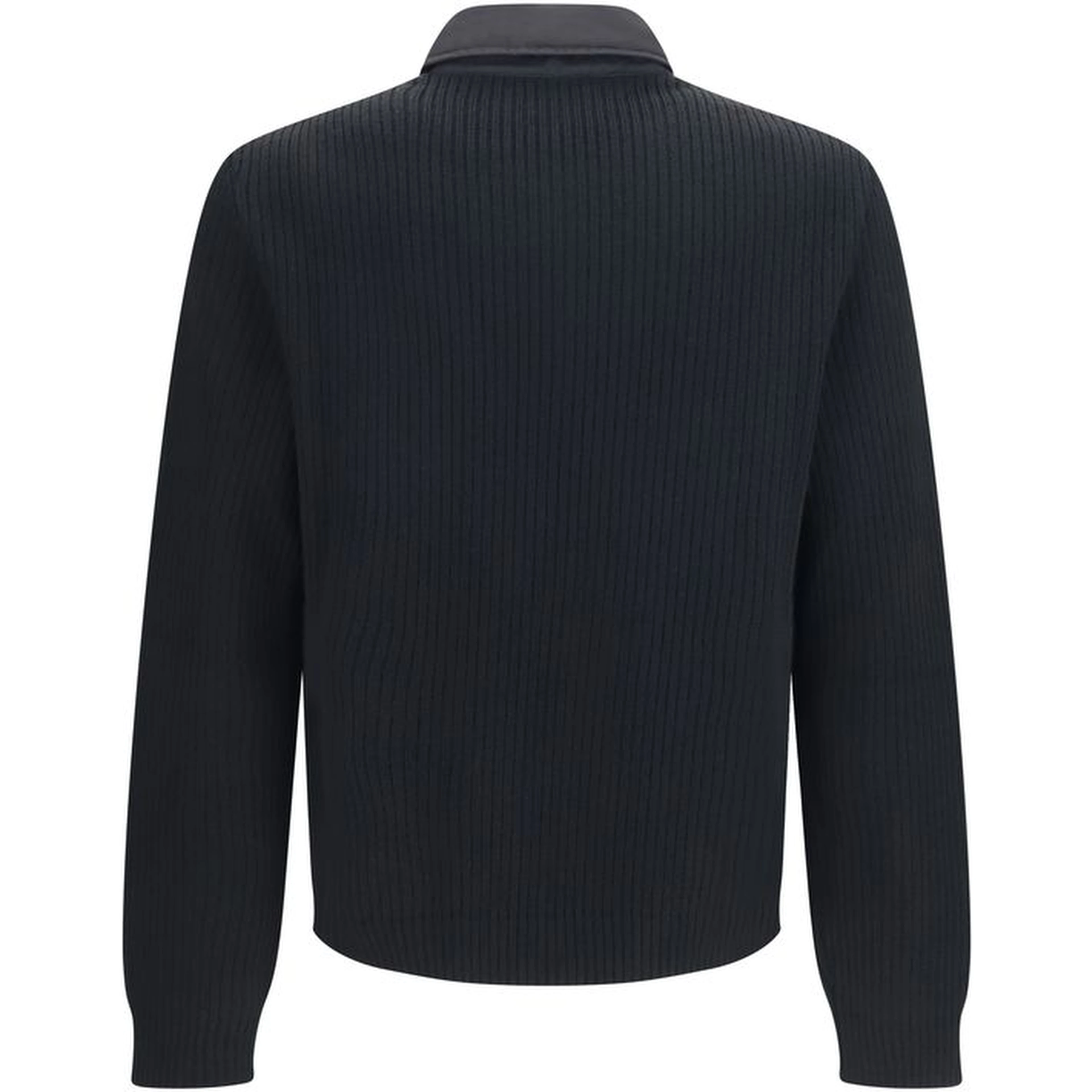Black Wool Oves Aries Full-Length Jacket
