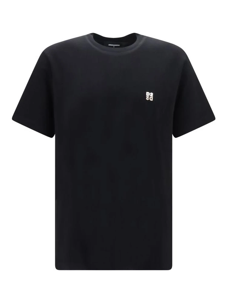 Black Cotton T-Shirt